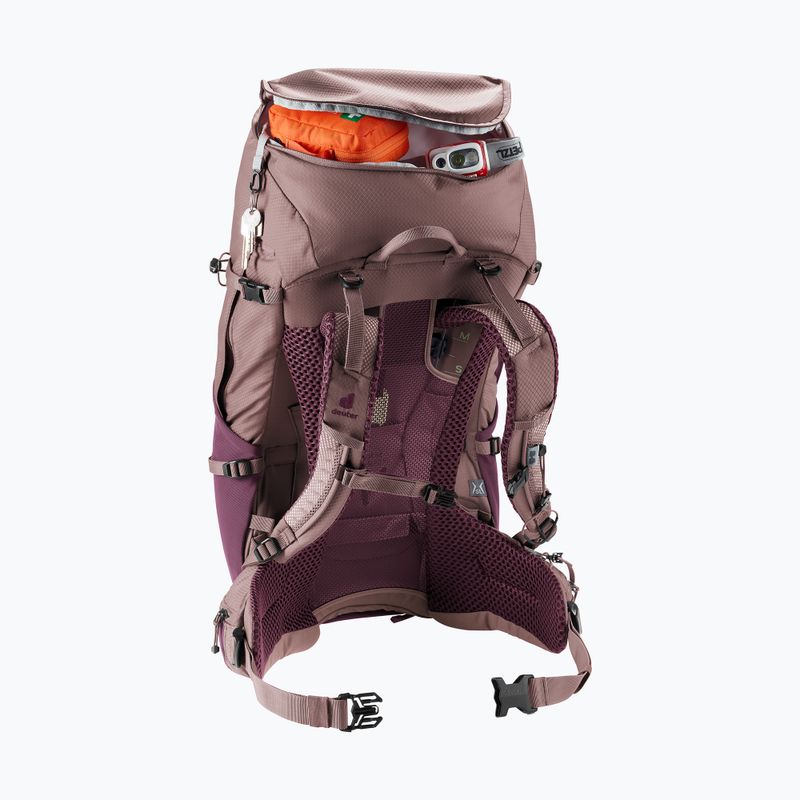 Plecak trekkingowy deuter Futura Pro 38 l SL cassis/ashrose 11