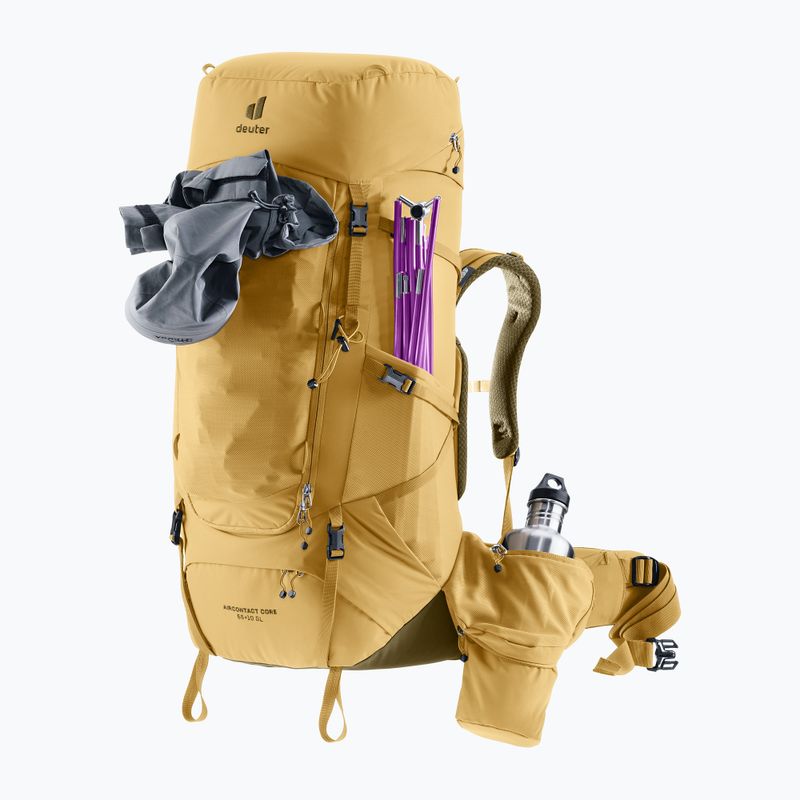 Plecak trekkingowy deuter Aircontact Core 55 + 10 l SL savanna/nori 8