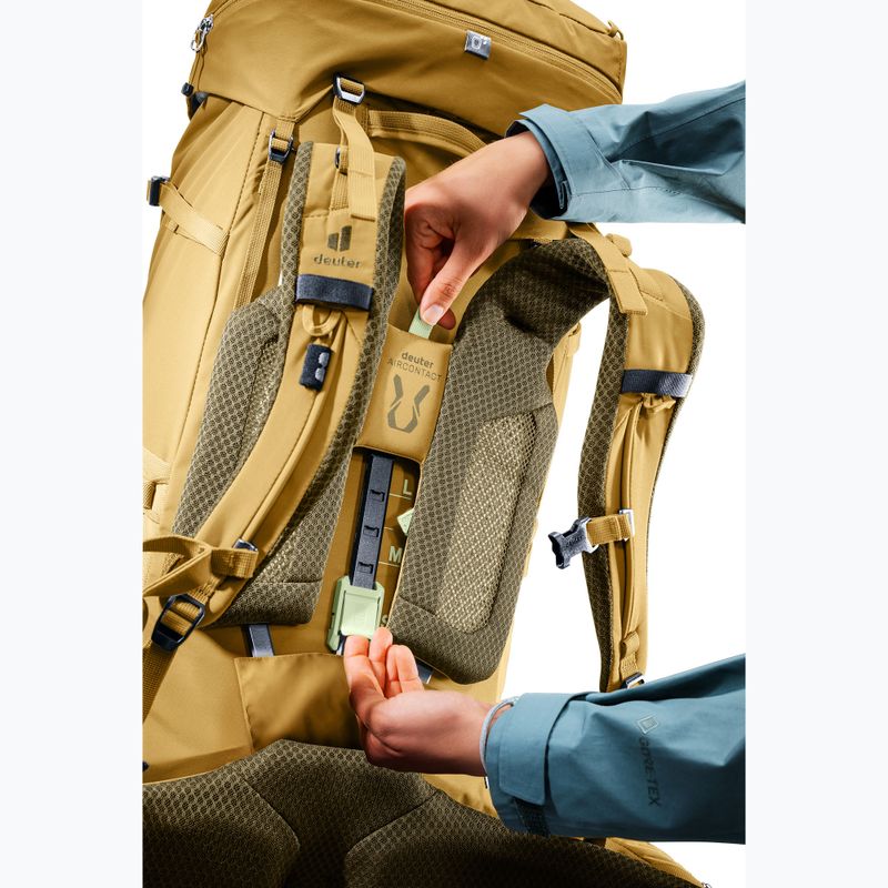 Plecak trekkingowy damski deuter Aircontact Core 55 + 10 l SL savanna/nori 11