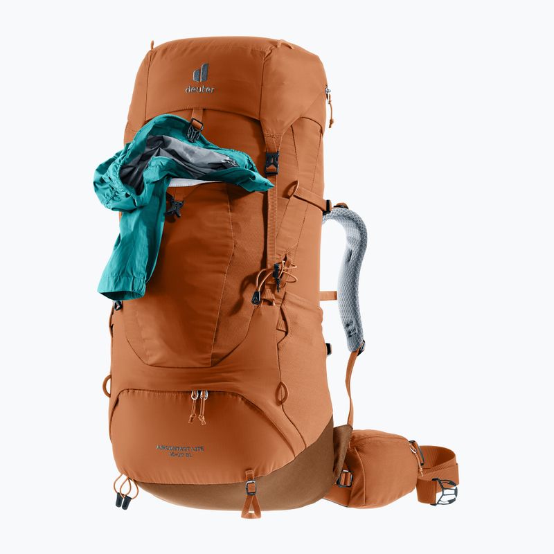 Plecak trekkingowy damski deuter Aircontact Lite 45 + 10 l SL pecan/mocha 8