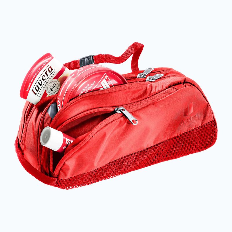 Kosmetyczka turystyczna Deuter Wash Bag Tour II poppy/crimson 3