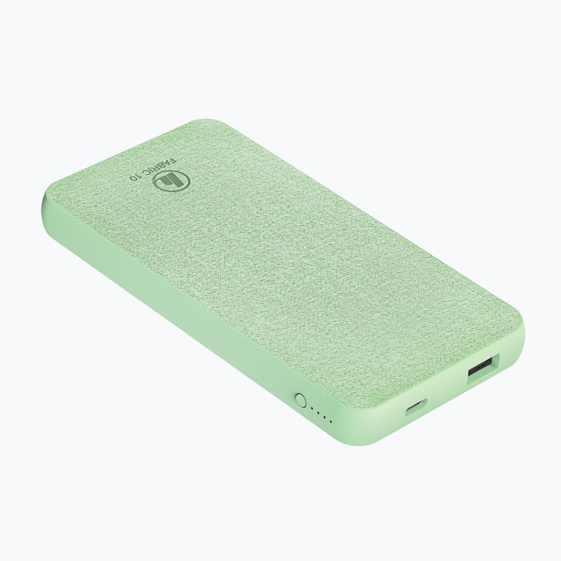 Powerbank Hama Fabric 10 Power Pack 10000 mAh zielony 1872590000