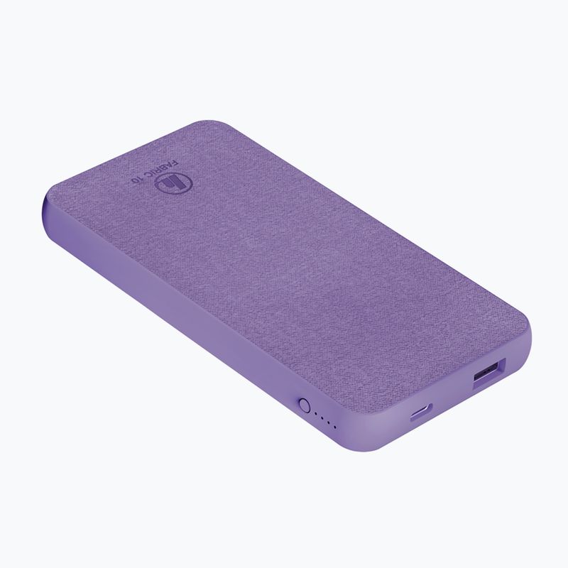 Powerbank Hama Fabric 10 Power Pack 10000 mAh fioletowy 1872600000
