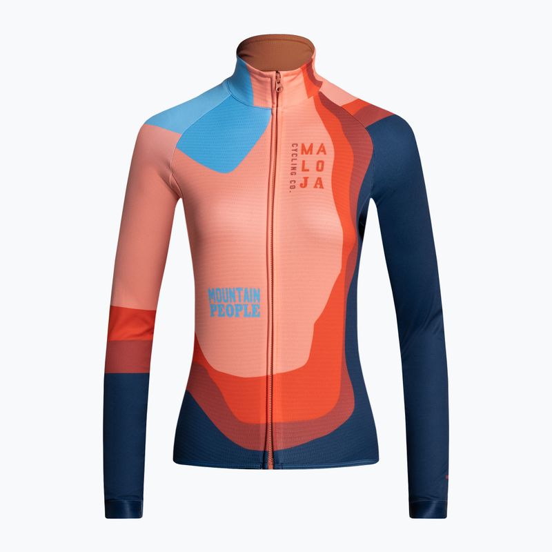Bluza rowerowa damska Maloja AmiataM 1/1 midnight rainbow