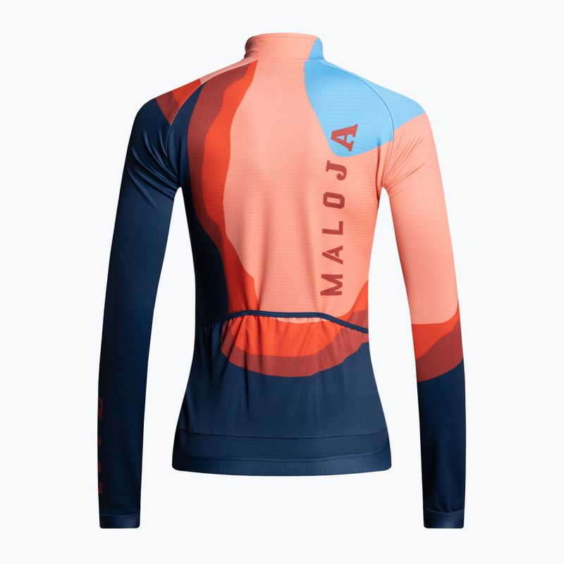Bluza rowerowa damska Maloja AmiataM 1/1 midnight rainbow 2