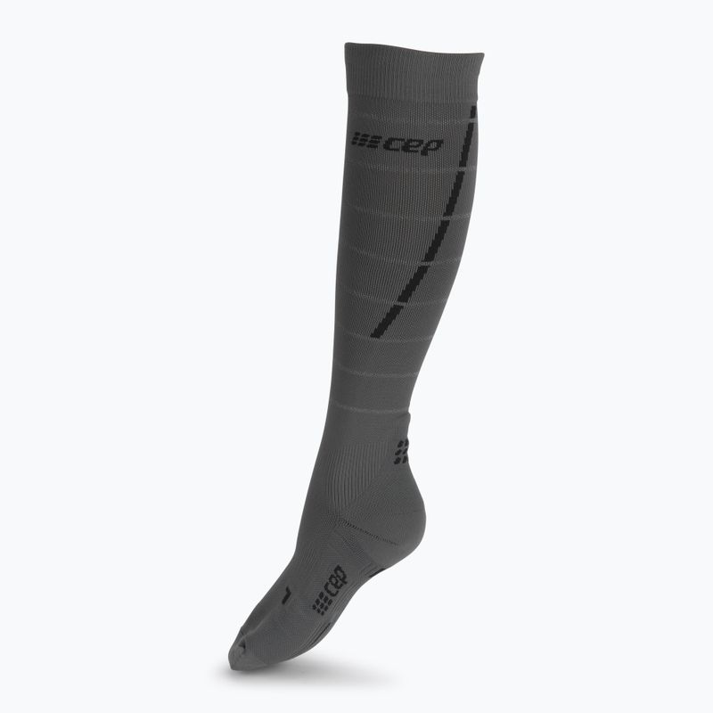 Skarpety kompresyjne damskie CEP Reflective grey 2