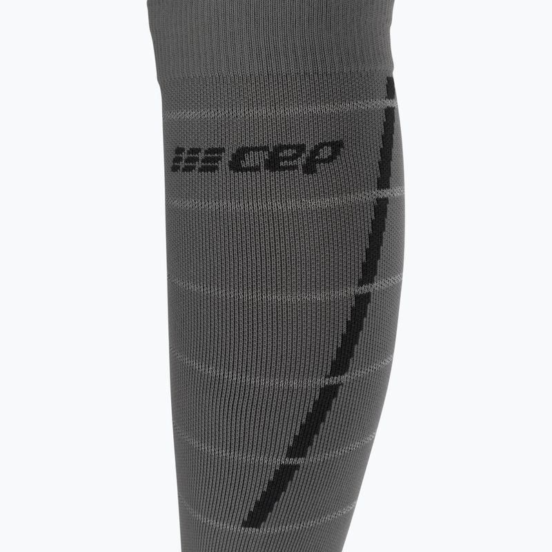 Skarpety kompresyjne damskie CEP Reflective grey 3