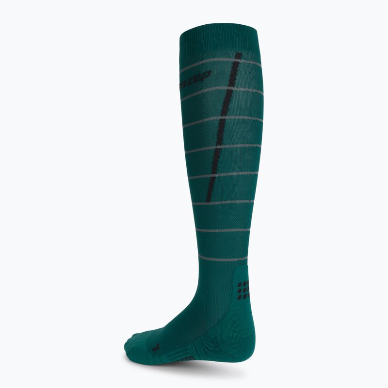 Skarpety kompresyjne męskie CEP Reflective green 2