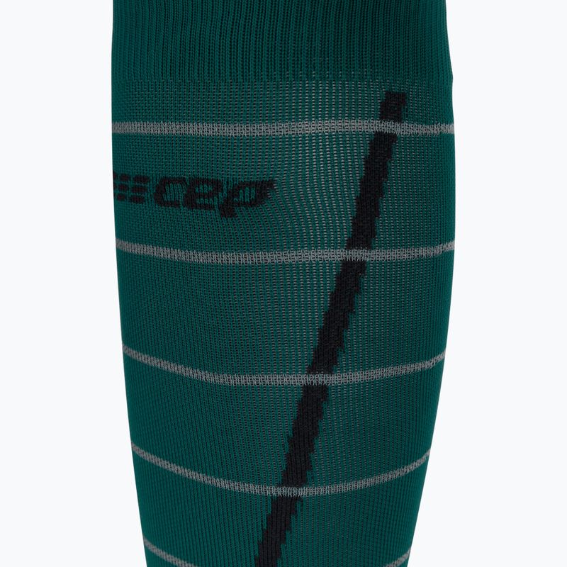 Skarpety kompresyjne męskie CEP Reflective green 3