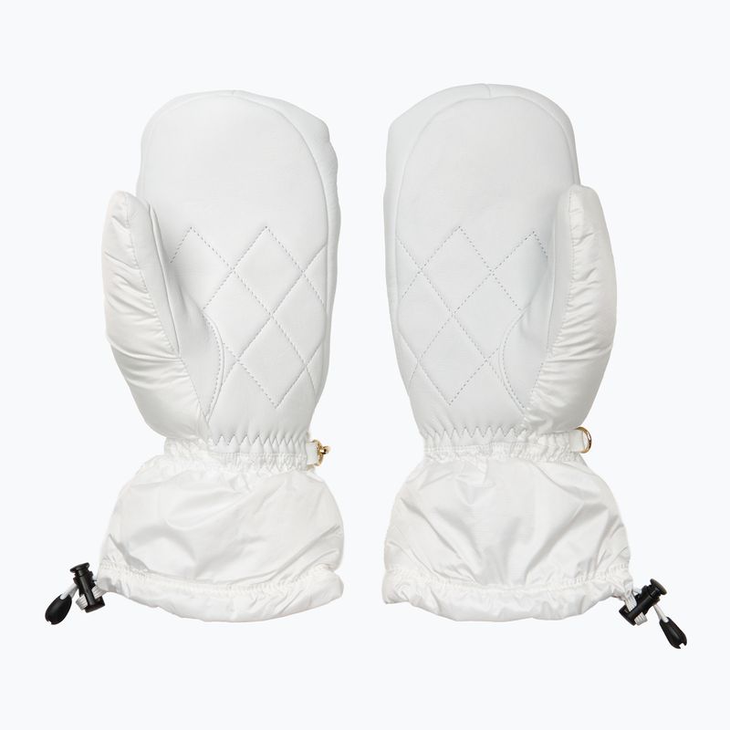 Rękawice narciarskie damskie BOGNER Selia off white 3