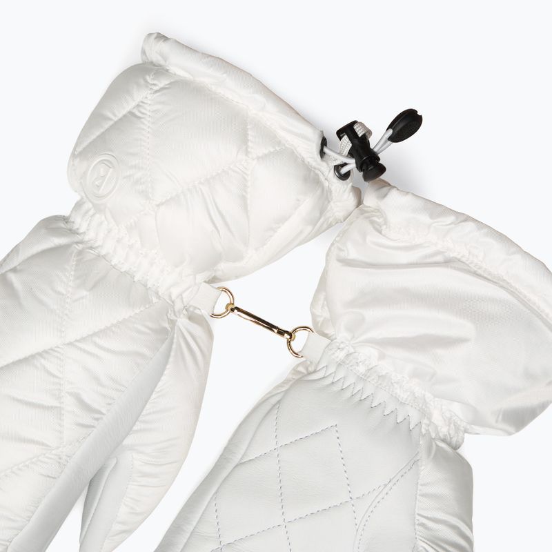 Rękawice narciarskie damskie BOGNER Selia off white 5
