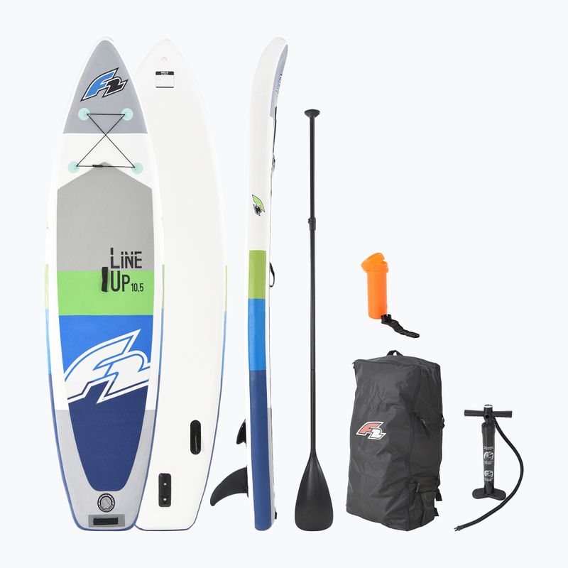 Zestaw deska SUP pompowana F2 Line Up 10'5" blue