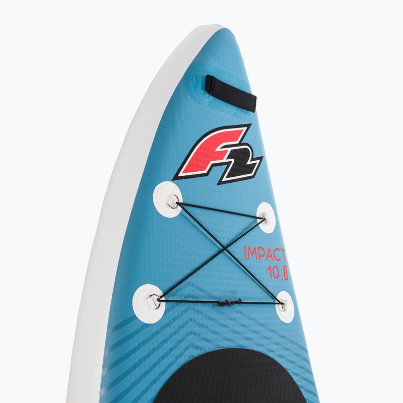 Zestaw deska SUP pompowana F2 Impact 10'8'' turquise 6