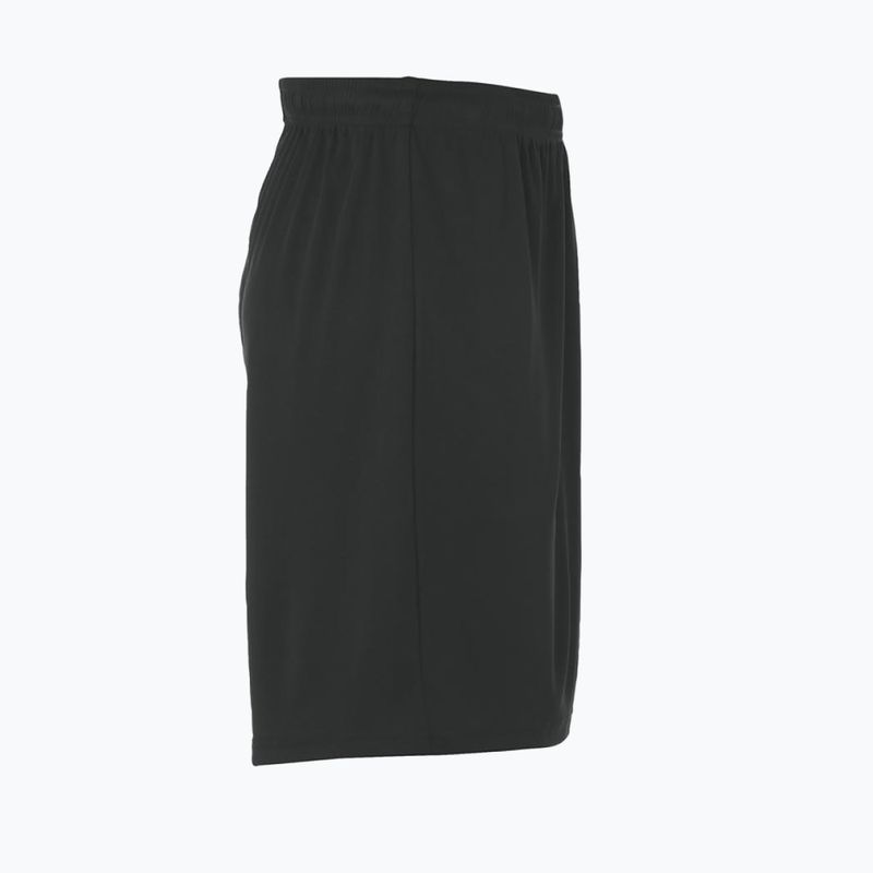 Spodenki piłkarskie uhlsport Center Basic czarne/neonowe żółte 4