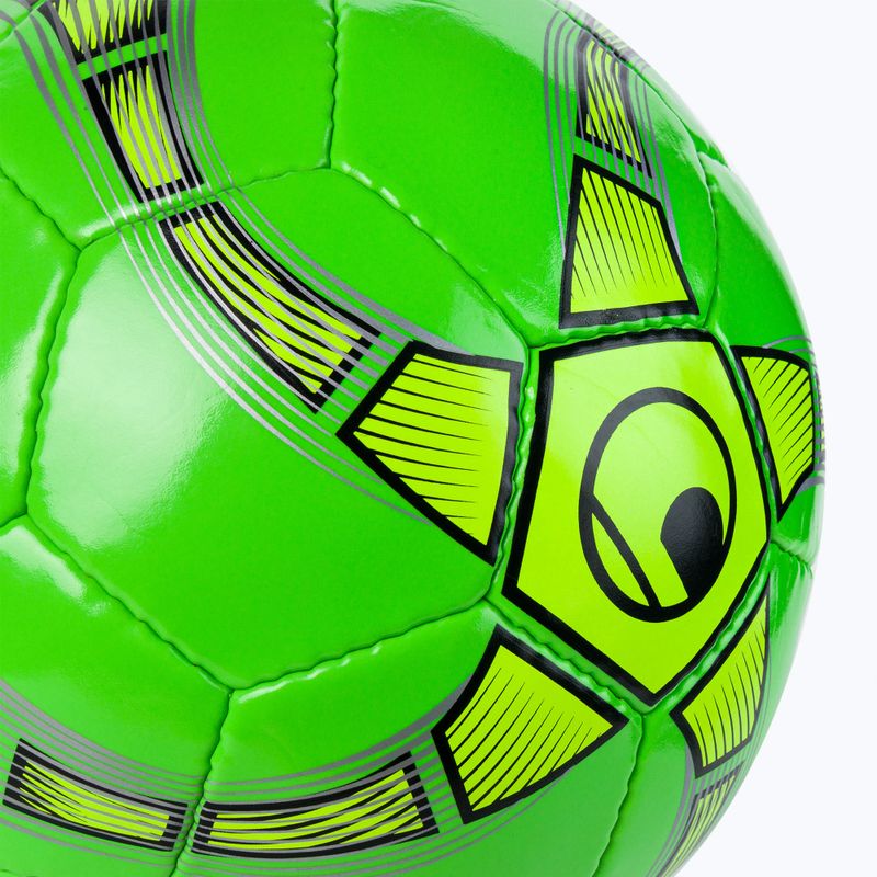 Piłka do piłki nożnej uhlsport Medusa Keto zielona rozmiar 4 3