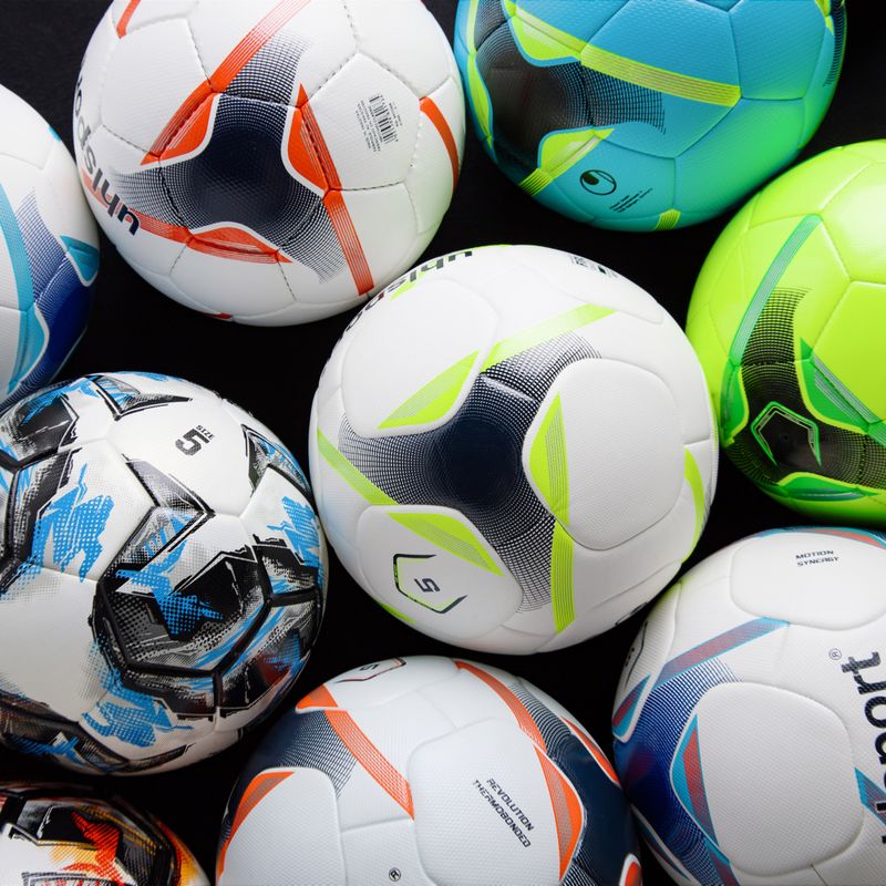 Piłka do piłki nożnej dziecięca uhlsport Soccer Pro Synergy biała rozmiar 3 4
