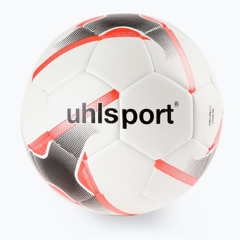 Piłka do piłki nożnej uhlsport Resist Synergy biała rozmiar 4