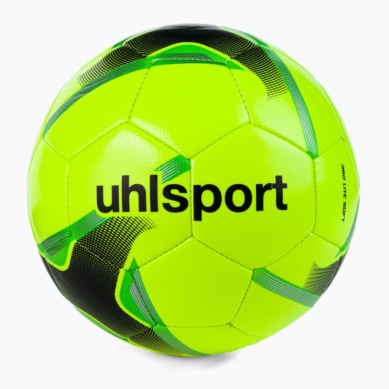 Piłka do piłki nożnej uhlsport 350 Lite Soft żółta rozmiar 5