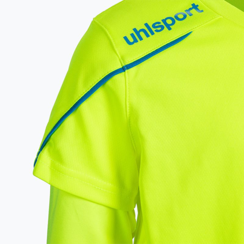 Koszulka bramkarska dziecięca uhlsport Stream 22 żółta 3