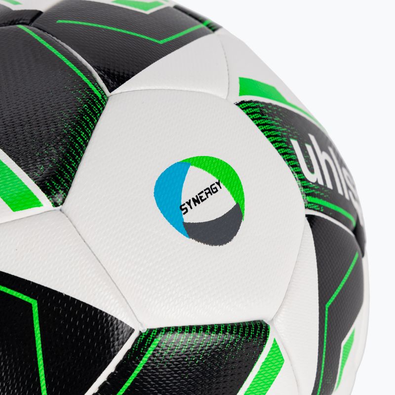 Piłka do piłki nożnej uhlsport Soccer Pro Synergy white/black/fluo green rozmiar 3 3