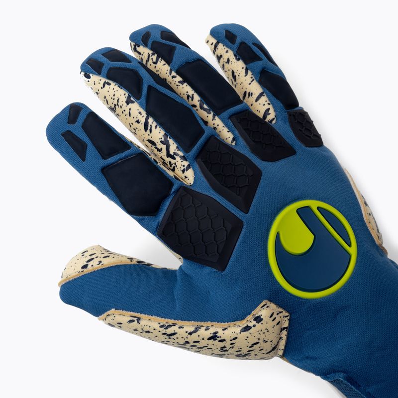 Rękawice bramkarskie uhlsport Hyperact Supergrip+ Finger Surround granatowe 3
