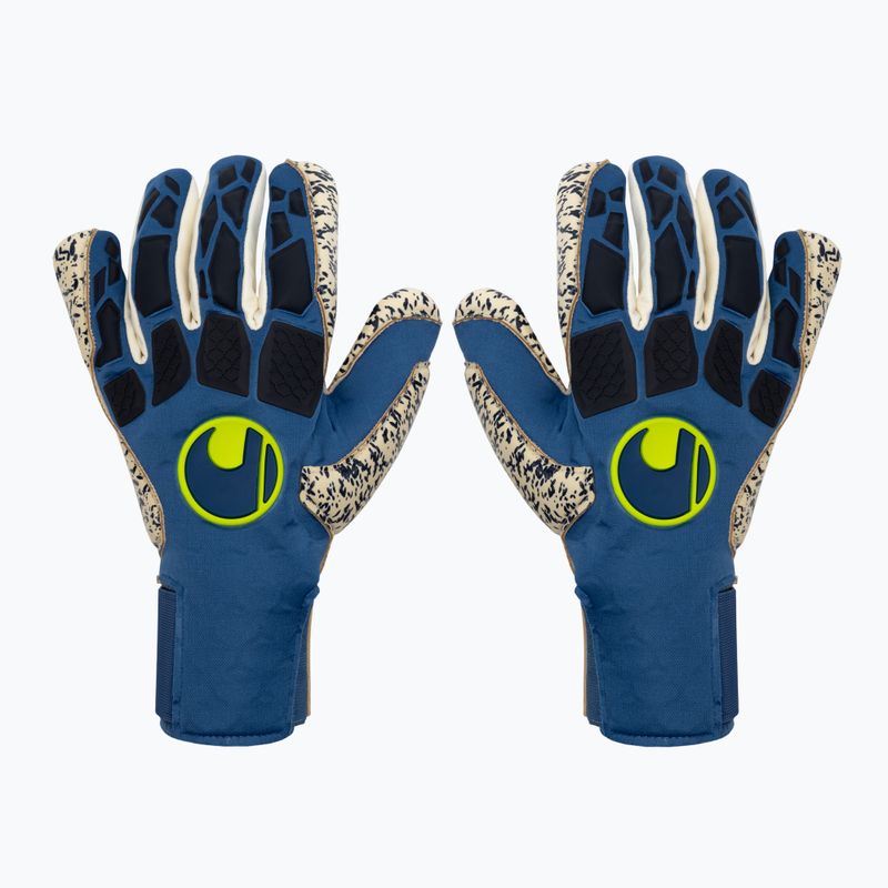 Rękawice bramkarskie uhlsport Hyperact Supergrip+ HN granatowe