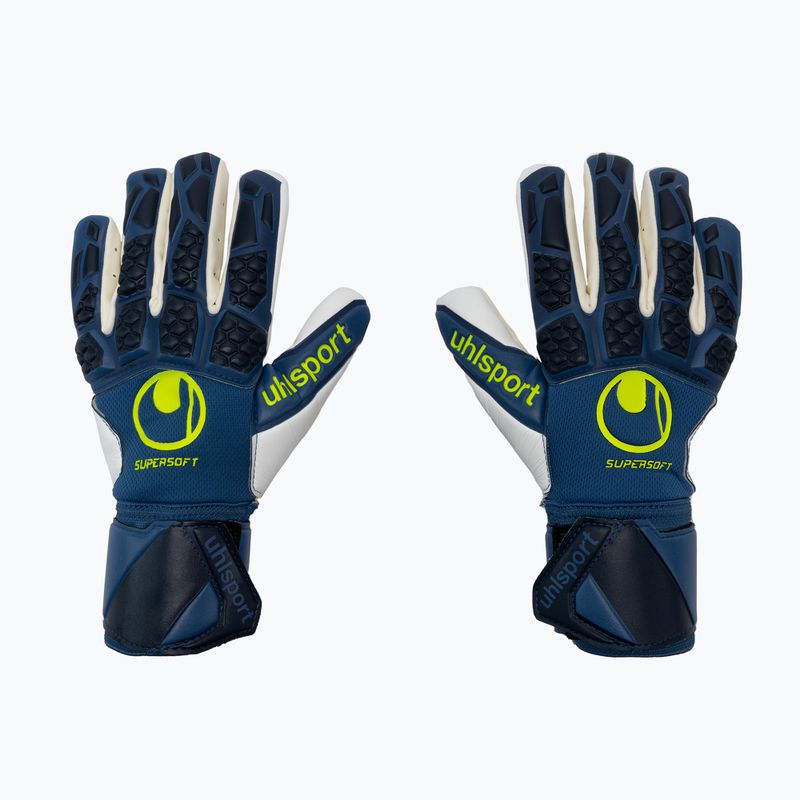 Rękawice bramkarskie uhlsport Hyperact Supersoft HN granatowe