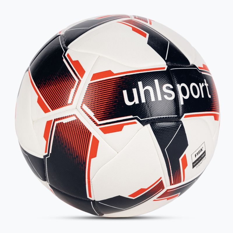 Piłka do piłki nożnej uhlsport Match Addglue white/navy/fluo red rozmiar 5 2