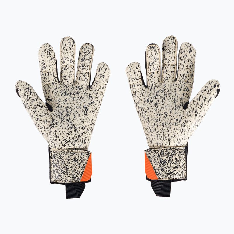 Rękawice bramkarskie uhlsport Speed Contact Supergrip+ czarne/białe/neonowe pomarańczowe 2