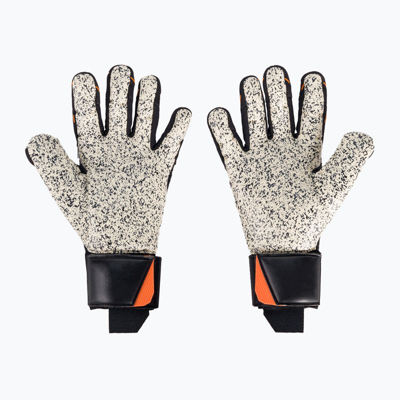 Rękawice bramkarskie uhlsport Speed Contact Supergrip+ Reflex czarne/białe/neonowe pomarańczowe 2