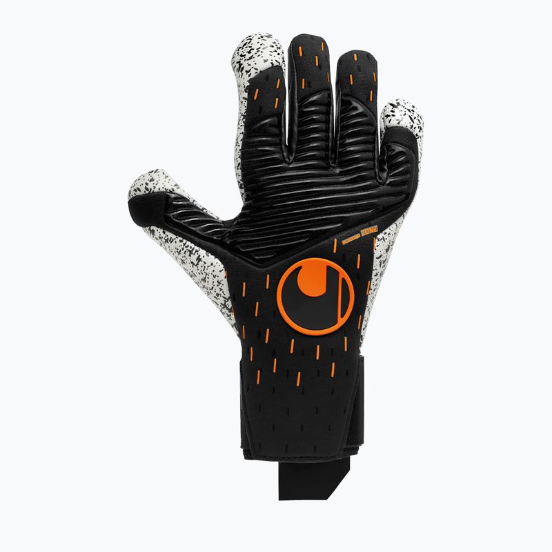 Rękawice bramkarskie uhlsport Speed Contact Supergrip+ Hn czarne/białe/neonowe pomarańczowe 5