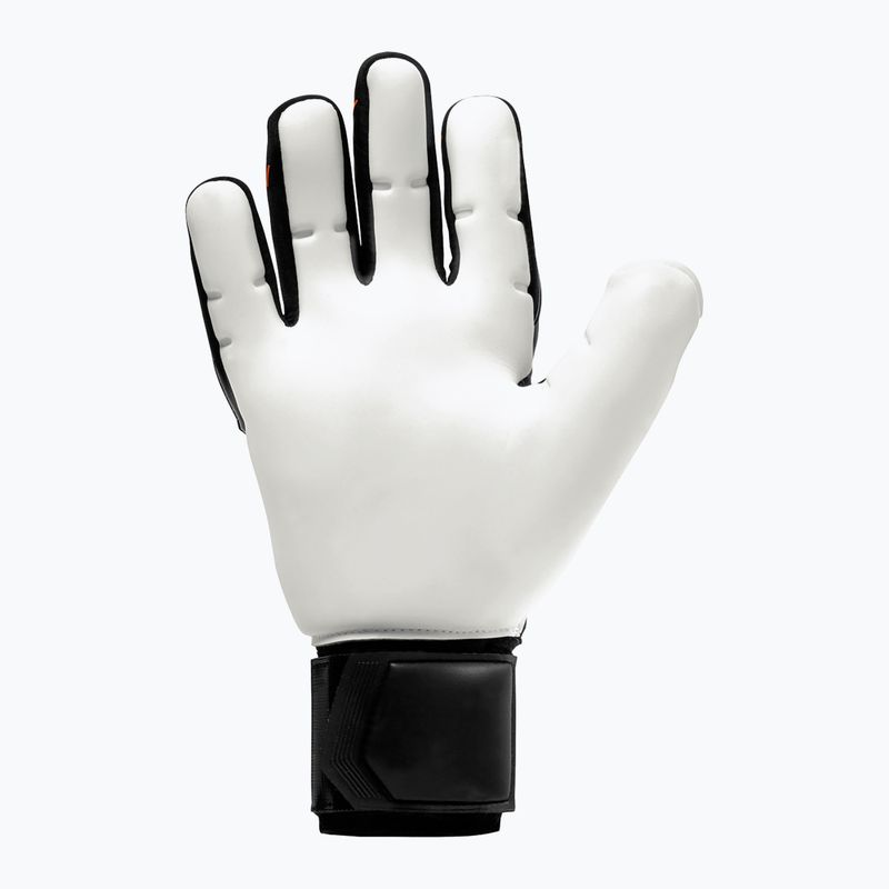 Rękawice bramkarskie uhlsport Speed Contact Absolutgrip Reflex czarne/białe/neonowe pomarańczowe 6