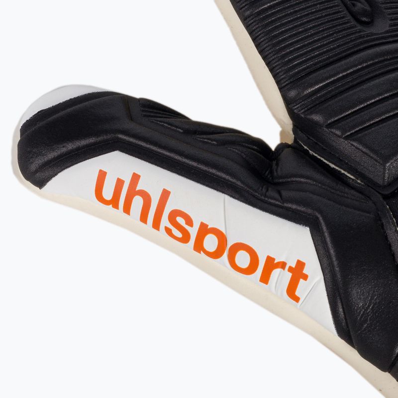 Rękawice bramkarskie uhlsport Speed Contact Absolutgrip Hn czarne/białe/neonowe pomarańczowe 3