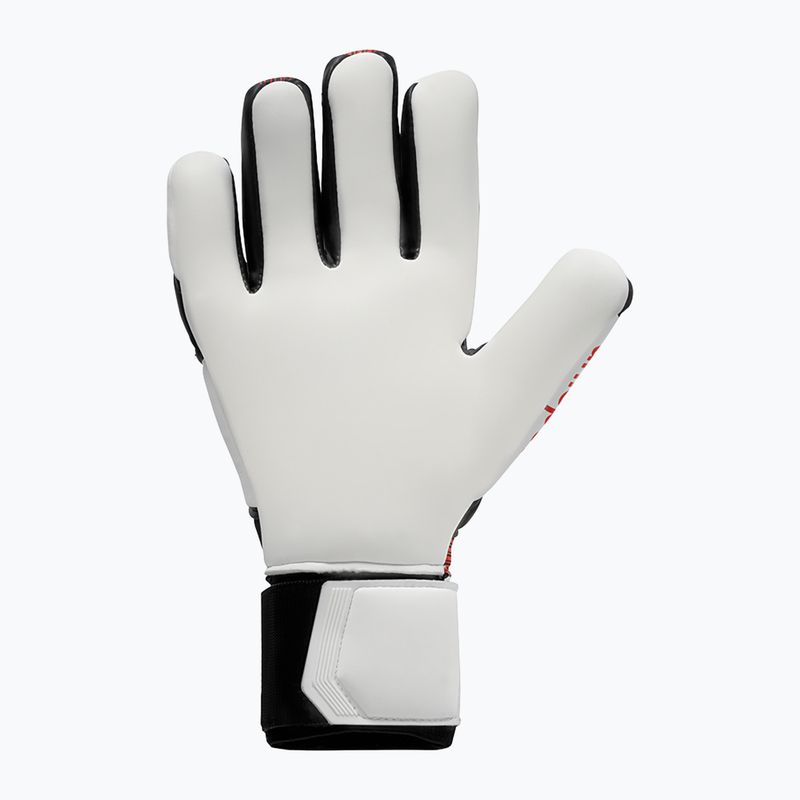 Rękawice bramkarskie uhlsport Powerline Absolutgrip Hn czarne/czerwone/białe 2