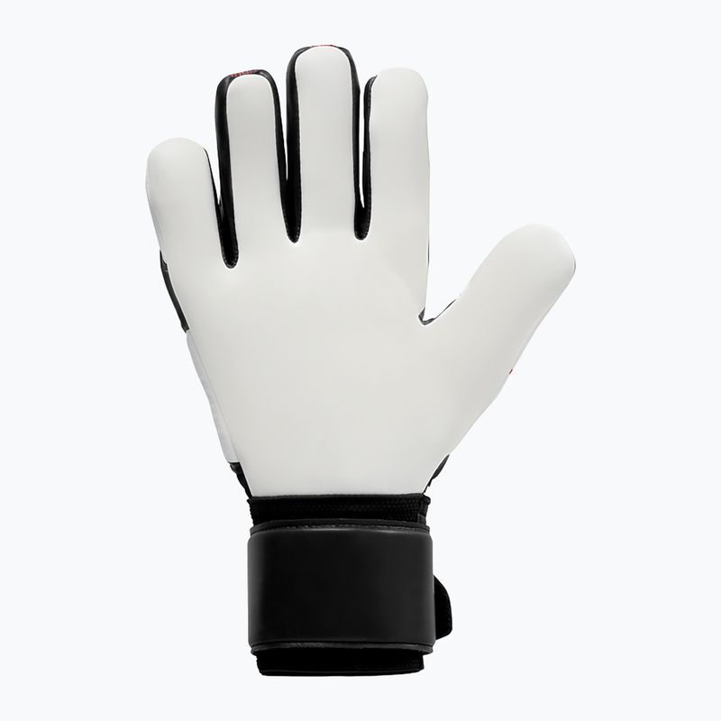 Rękawice bramkarskie uhlsport Powerline Supersoft Hn czarne/czerwone/białe 2
