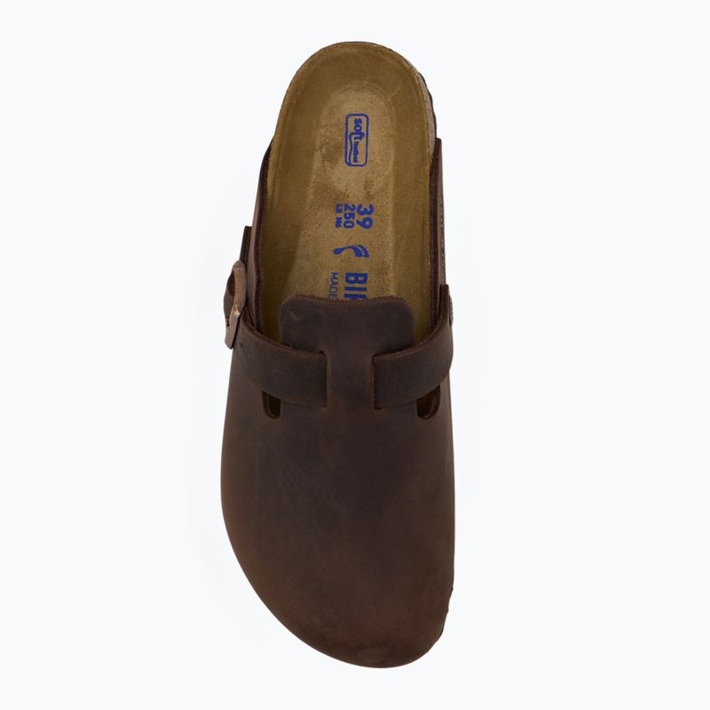 Klapki BIRKENSTOCK Boston SFB LEOI Narrow habana 5