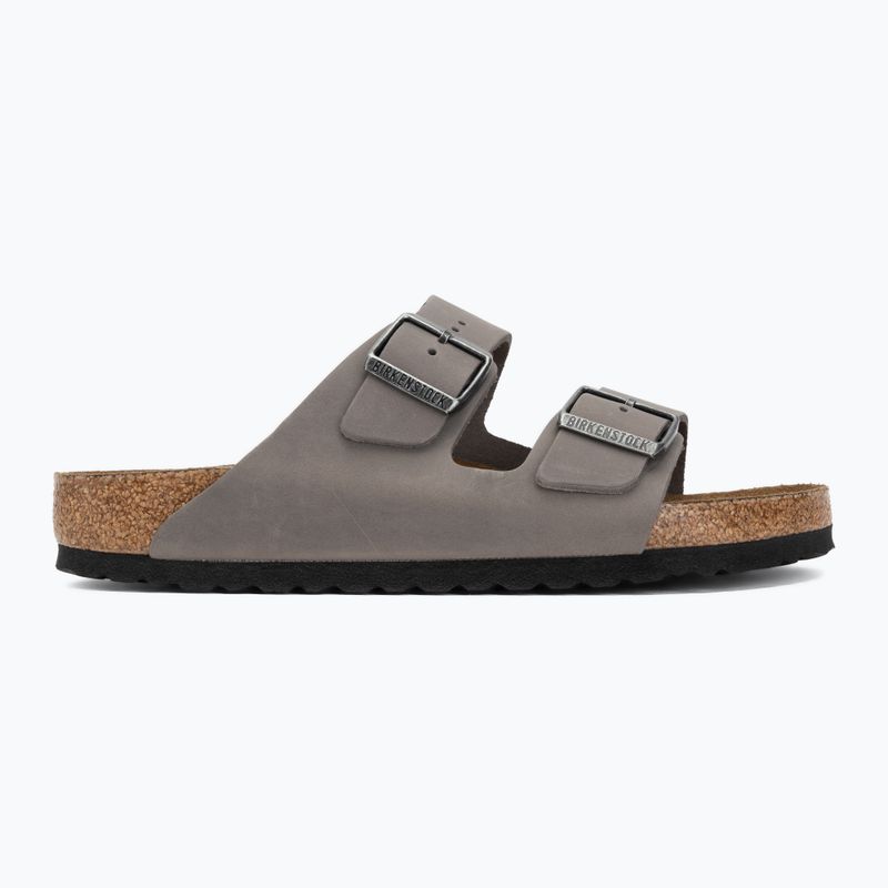 Klapki BIRKENSTOCK Arizona Soft Footbed Oiled Leather Regular iron 2