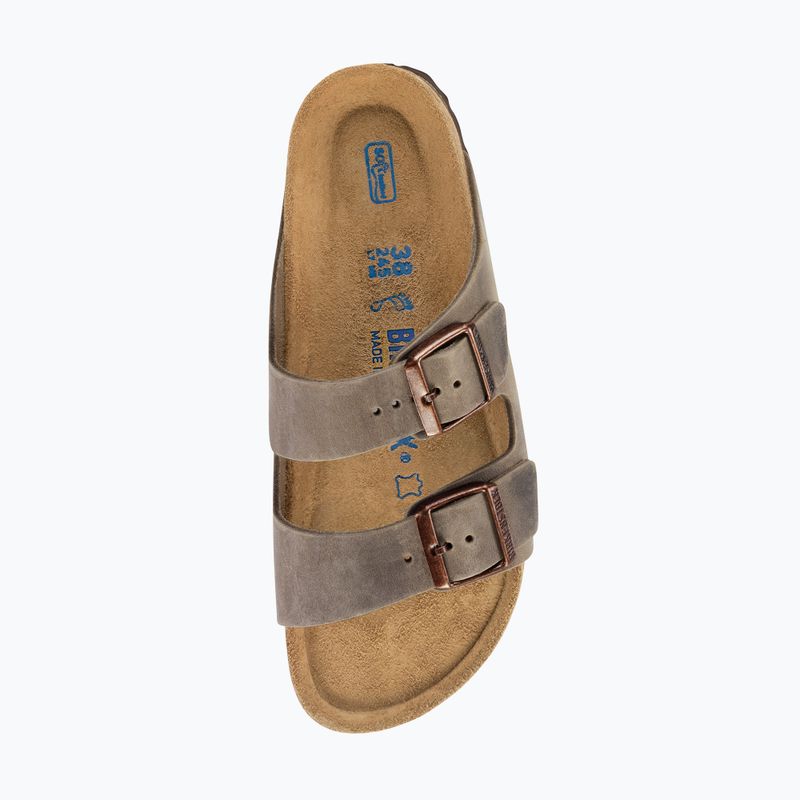Klapki BIRKENSTOCK Arizona SFB LEOI Regular tabacco brown 10