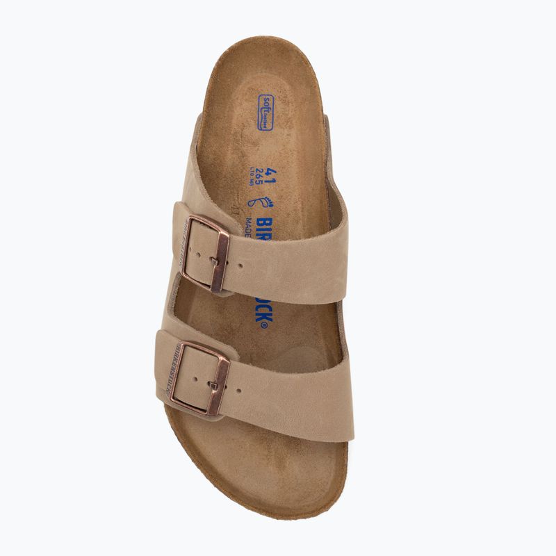 Klapki BIRKENSTOCK Arizona SFB LEOI Regular tabacco brown 5