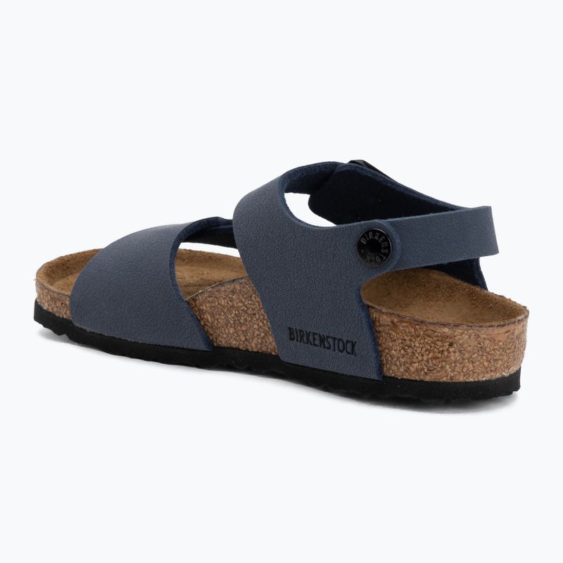 Sandały dziecięce BIRKENSTOCK New York Birkibuc Narrow navy 3