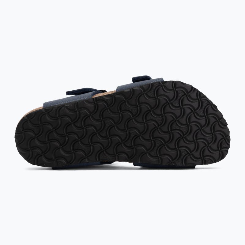 Sandały dziecięce BIRKENSTOCK New York Birkibuc Narrow navy 4