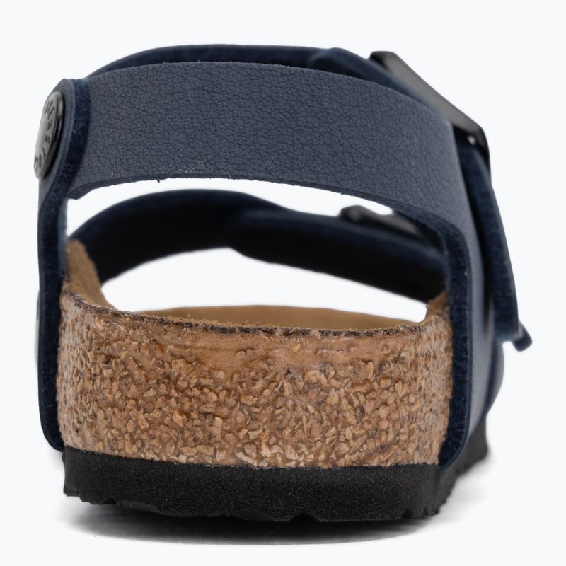 Sandały dziecięce BIRKENSTOCK New York Birkibuc Narrow navy 6