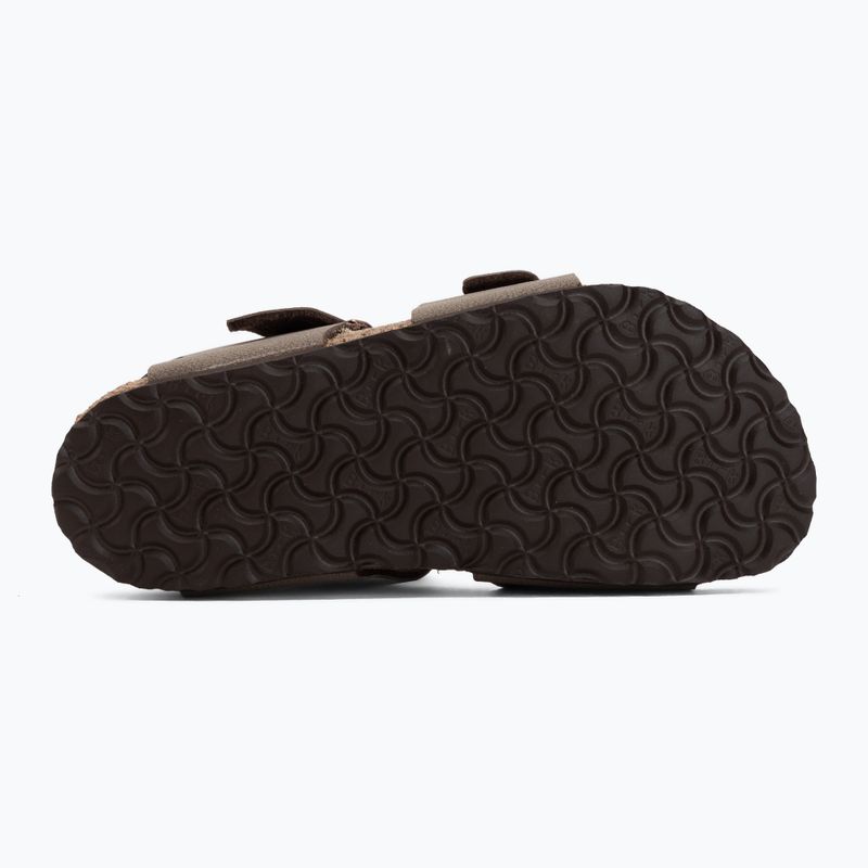 Sandały dziecięce BIRKENSTOCK New York Birkibuc Narrow mocha 4