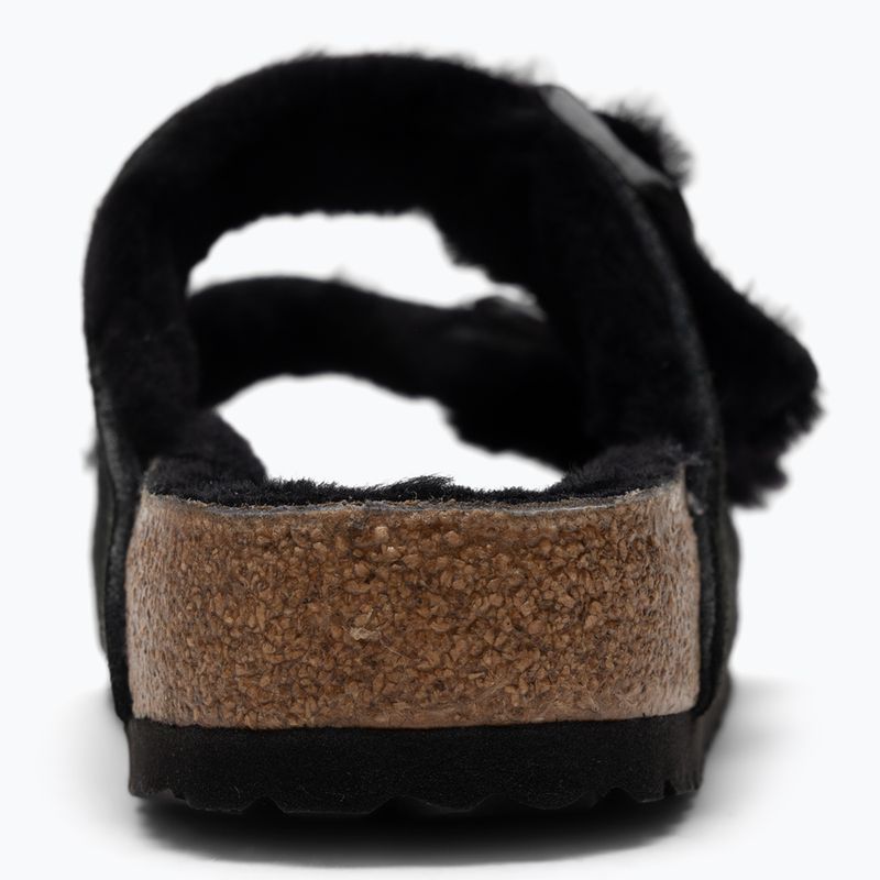 Klapki BIRKENSTOCK Arizona Shearling SL Regular black 6