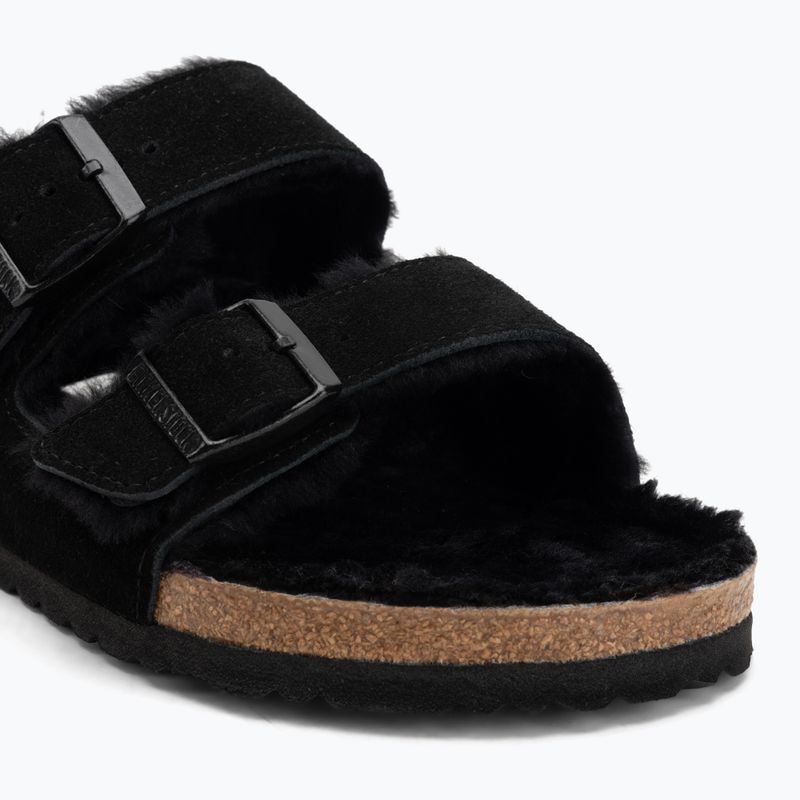 Klapki BIRKENSTOCK Arizona Shearling SL Regular black 7