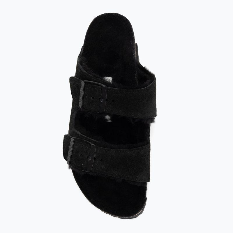 Klapki BIRKENSTOCK Arizona Shearling SL Narrow black 5