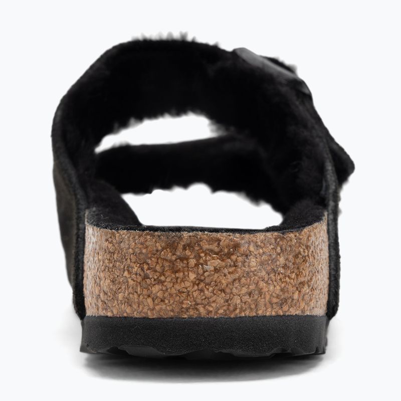 Klapki BIRKENSTOCK Arizona Shearling SL Narrow black 6