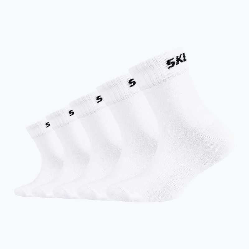 Skarpety dziecięce Skechers Mesh Ventilation 5 par white 2