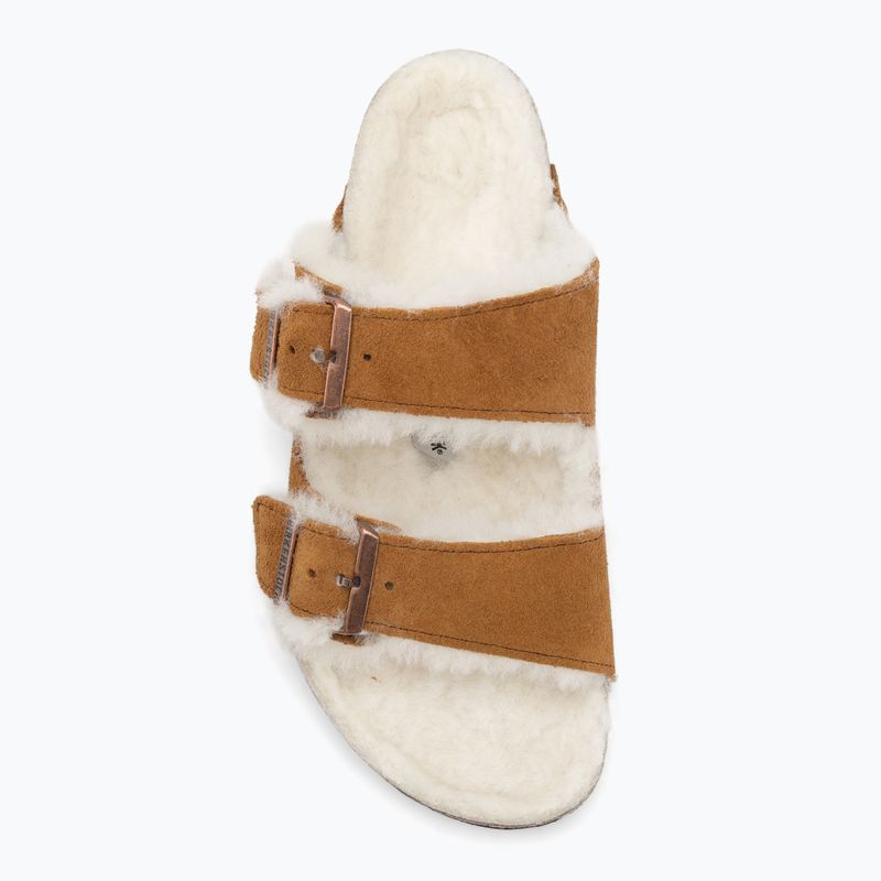 Klapki BIRKENSTOCK Arizona Shearling SL Regular mink 5