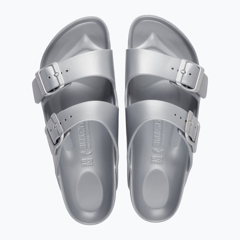 Klapki BIRKENSTOCK Arizona EVA Metallic Regular metallic silver 3